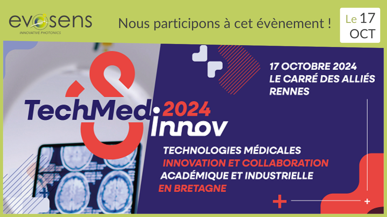 Visuel participation Evosens au TechMed Innov 2024